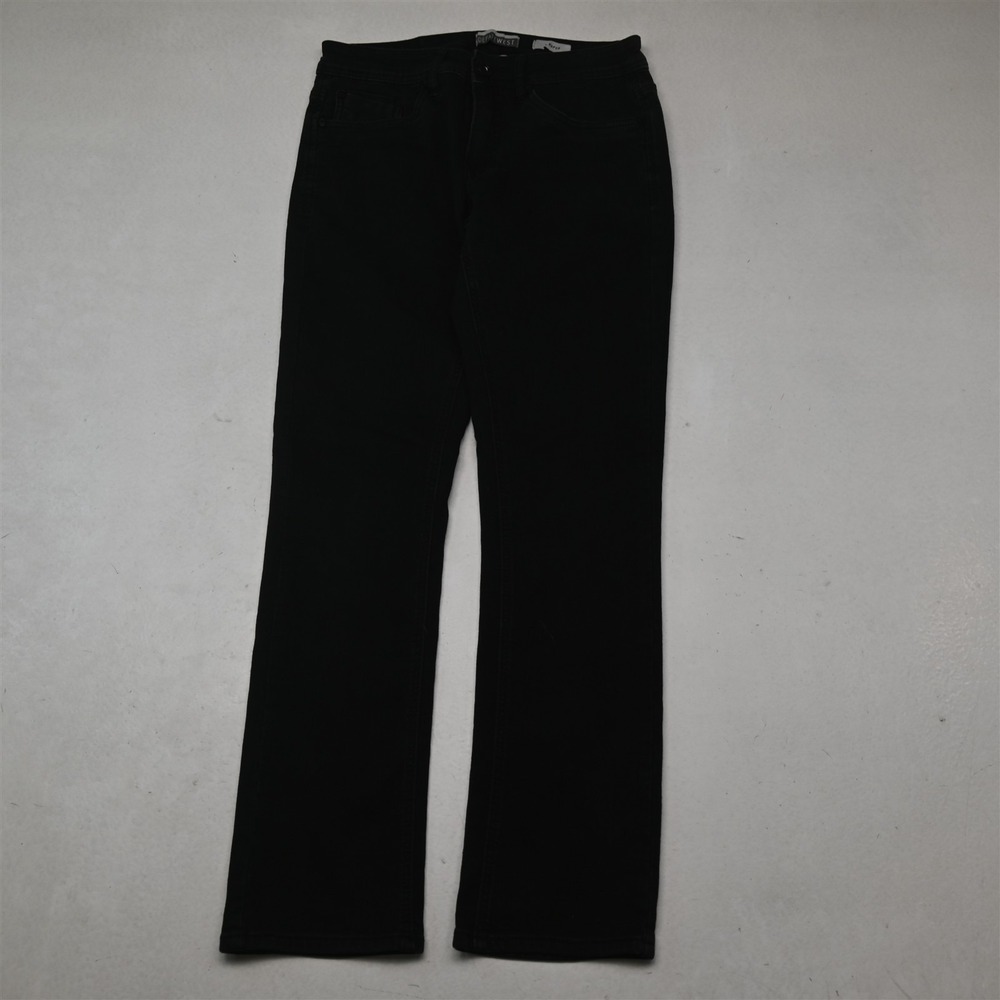 Departwest 27x30 Black Stretch Denim Trouper Slim Mens Jeans